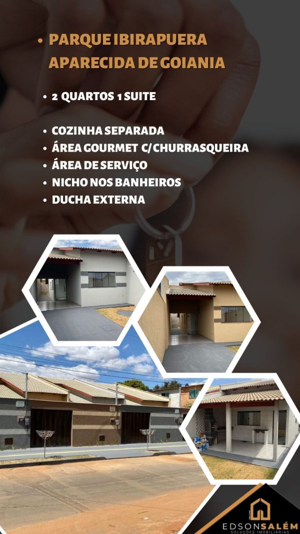 Casa de 2 Quartos no Parque Ibirapuera(Aparecida de Goiania) - Image 3